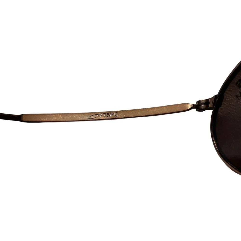 Original Vintage US Ski Team Oval Bronze Metal Sunglasses 775PC 90s by I SKI